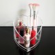 Clear Cosmetic Makeup Holder Box Display Organizer Acrylic Drawers Jewelry Case