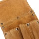 Cowhide Waist Bag Electrical Woodworking Hardware Screwdriver Tools Belt Case