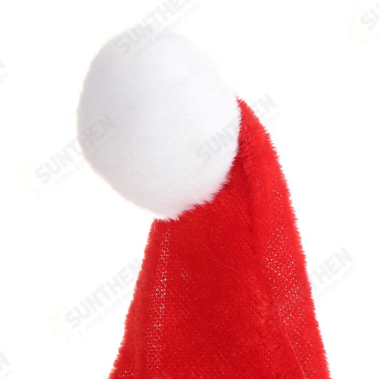 Creative Soft Electric Musical Christmas Hat Size Adjustable Santa Claus Hat