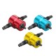 Double Headed Sheet Metal Cutting Nibbler Drill Attachment Metal Cutter Tool with Case Red Gold Blue