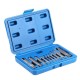 10Pcs Damaged Taps Remover Screw Tap Extractor Set Broken Taps Removal Kit