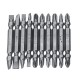 10pcs 65mm Magnetic Screwdriver Bits 1/4 Inch Hex Shank PH/PZ/FL Screwdriver Bit Set