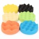 8Pcs 6 Inch Sponge and Woolen Polishing/Buffing Pad Kit For Car Polisher