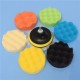 8Pcs 6 Inch Sponge and Woolen Polishing/Buffing Pad Kit For Car Polisher