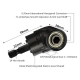 Black 1/4 Inch Hex Shank Drill Bit Angle Driver 105 Degree Right Angle Driver Screwdriver