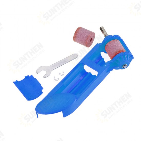 Portable Corundum Grinding Wheel Drill Bit Sharpener for Electric Drill with Extra Stone