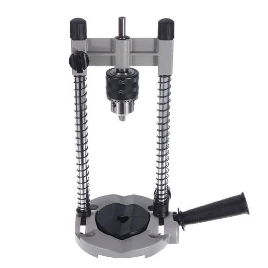 Precision 45-90° Angle Drill Guide Attachment with Chuck Drill Holder Stand Drilling Guide for Electric Drill