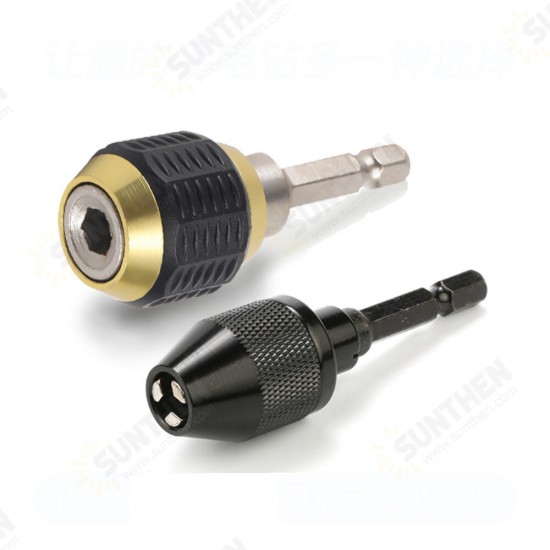 Quick Change Drill Chuck Countersink Drill Tap Bits Self-locking Connecting Rod for Electric Drill