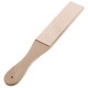 Dual Sided Leather Sharpening Wood Handle Strop Tool with Buffing Compounds for Chisels Tools Polishing