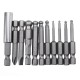 11pcs 50mm Magnetic Ball Screwdriver Bit H1.5/2/2.5/3/4/5/6/8 PH2 SL6 Screwdriver