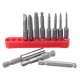 11pcs 50mm Magnetic Ball Screwdriver Bit H1.5/2/2.5/3/4/5/6/8 PH2 SL6 Screwdriver