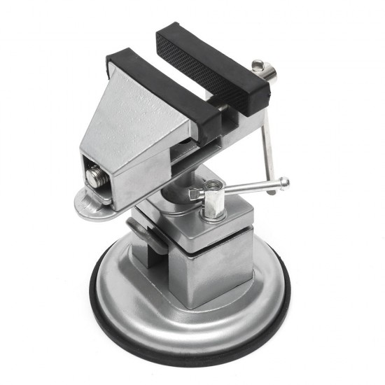 360 Degree Rotary Adjustable Table Vise Fixed Frame Sucker Clamp Adjustable Table Vise Rotatable Alloy Bench