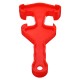 Pail Opener Double-end Plastic Bucket Paint Barrel Can Lid Opener Wrench Tool Red