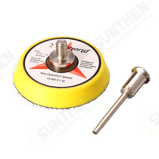 2 or 3 Inch Sticky Backing Pad Polishing Sander Backer Plate Wheel With 1/8 Inch Shank for Dremel