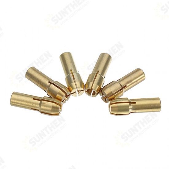 6mm Shank 100cm Length Electric Drill Flexible Shaft with 6pcs Brass Collets for Rotary Tool