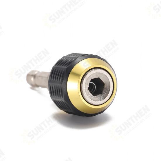 Hexagon Handle Extension Connector Drill Chuck Adapter Quick Coupling Change Self-locking Connecting Rod