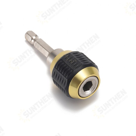 Hexagon Handle Extension Connector Drill Chuck Adapter Quick Coupling Change Self-locking Connecting Rod