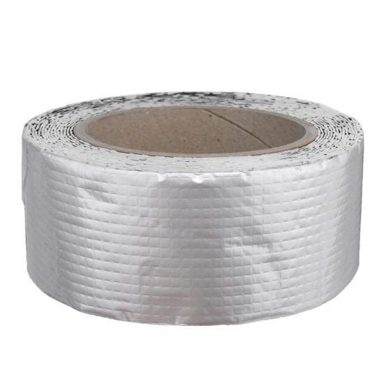 5x500cm Aluminum Foil Butyl Rubber Tape Self Adhesive Tape Sun Room Color Steel Tile Concrete Tape