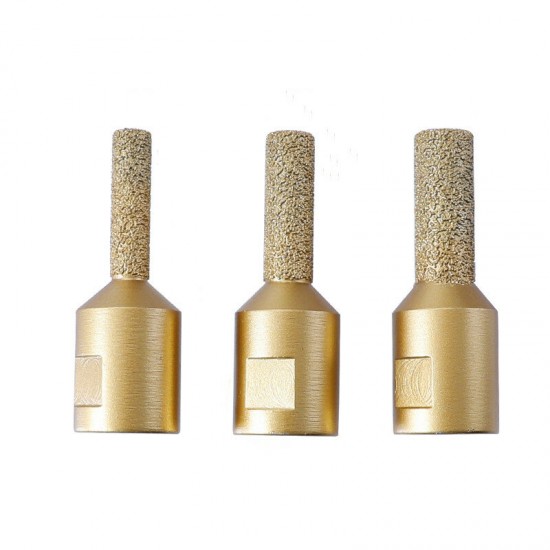 M14 Adapter Diamond Router Bit 46 Grit 8/10/12mm Abrasive Bits Slate Stone Splicing Tool for Angle Grinders