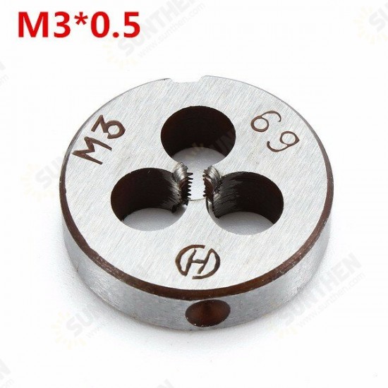 M3 to M6 20mm Daimeter Metric Right Hand Die Right Hand Thread Alloy Steel Die