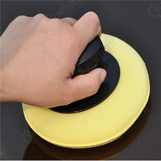 Microfiber Foam Sponge Polish Wax Applicator Pad Set with Handle