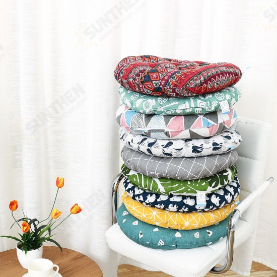 Nordic Round Cotton Cushion Dining Chair Seat Pads Thick Garden Floor Cushion