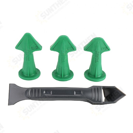 Nozzle Scraper Set Silicone Remover Caulk Finisher Sealant Smooth Scrapers Grout Kit Tools Glue Nozzle Cleaning Tile Dirt Tool