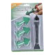 Nozzle Scraper Set Silicone Remover Caulk Finisher Sealant Smooth Scrapers Grout Kit Tools Glue Nozzle Cleaning Tile Dirt Tool