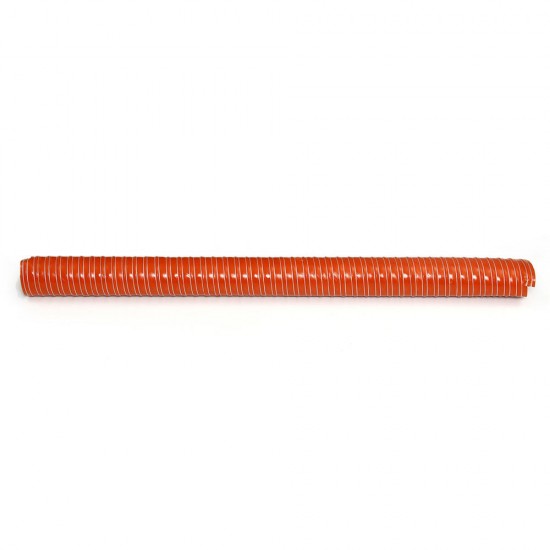 Orange Air Ducting Pipe Flexible Silicone Hose Hot And Cold Cooling Transfer Extractor