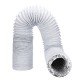PVC Aluminum Foil Double-layer Smoke Tube Flexible Exhaust Hole Telescopic Hose