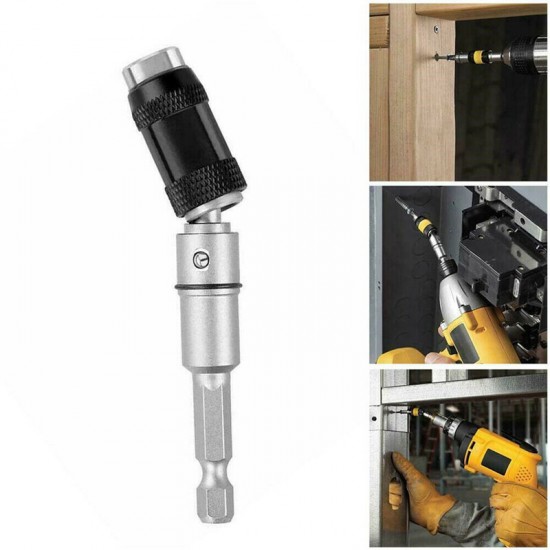 Universal Connection Extension Rod Steel Alloy Impact Magnetic Pivoting Bit Tip Holder Swivel Screw Drill Accessory Bits