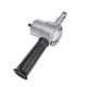 Upgraded 160A Double Head Metal Sheet Nibbler Cutter 360 Degree Adjustable Drill Cutting Tool