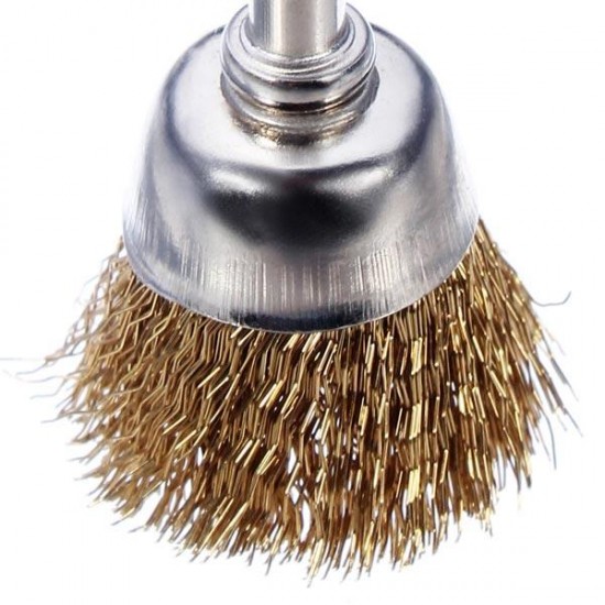 Wire Brass Brush Brushes Wheel Dremel Accessories for Rotary Tools