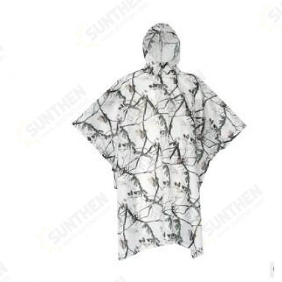 Raincoat Thicken Men And Women Available Snow Camo Climbing Moisture-proof Camouflage