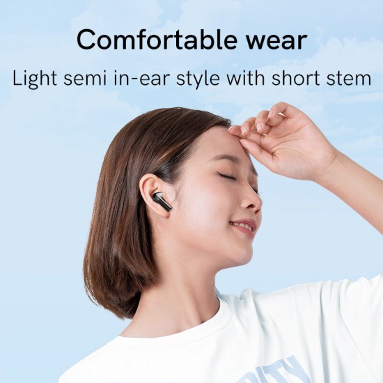 T20 TWS Earbuds bluetooth V5.3 Earphone Semi-in-ear 13mm Large Drivers ENC 4 Mic HD Calling Game Low Latency Portable Headphone