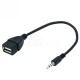 Audio Convert Wire Car AUX Cable A Female OTG Converter Adapter Cable 3.5mm Male Audio AUX Jack to USB 2.0 Type