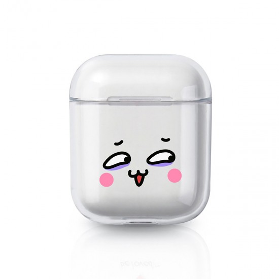 Cute Cartoon Pattern Clear Hard Shockproof Protective Cover Case Earphone Storage Case For Apple For AirPods 1/2