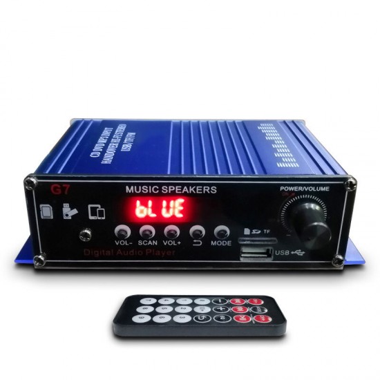Hifi Home Subwoofer Audio Car Amplifier Stereo Sound Speaker bluetooth EDR Audio LED Digital Amplifiers