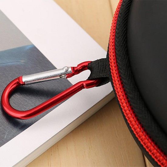 Portable Protective EVA Leather Earphone Storage Bag Waterproof Zipper Case for Beats Studio2.0 Headphones