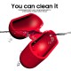 Pure Soft Silicone Shockproof Earphone Storage Case Cover with Keychain for Apple Airpods Pro