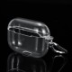 Transparent Non-yellow Anti-fall TPU Soft Earphone Storage Case Protective Cover with Keychain for Airpods Pro Airpods 3