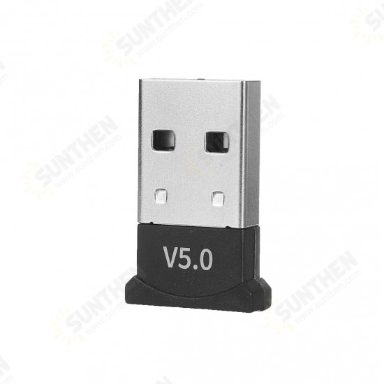 bluetooth 5.0 USB Adapter for Window 7/8/10 for Vista XP for Mac OS X PC Keyboard Mouse Gamepads Speakers