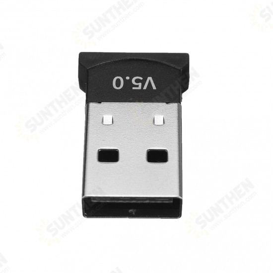 bluetooth 5.0 USB Adapter for Window 7/8/10 for Vista XP for Mac OS X PC Keyboard Mouse Gamepads Speakers