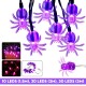 1.5M/3M Halloween LED Spider String Fairy Light Party Night Hanging Lamp Home Decor