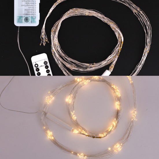 1M 2M Remote Control LED Tree Branch Lamp Fairy String Light Indoor Outdoor Garden Party Wedding Christmas