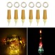 1X 6X 10X 12X Battery Operated 2M 20 LED Bottle Candle Wire String Light Fairy Strip Xmas Party Lamp