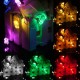 2M 20 LED Rabbit Head Battery Operated Xmas String Fairy Lights Party Wedding Christmas Decor