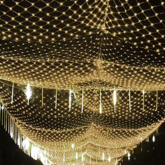 2M*3M 3M*3M Waterproof Mesh Net LED Fairy String Light For Wedding Christmas EU Plug