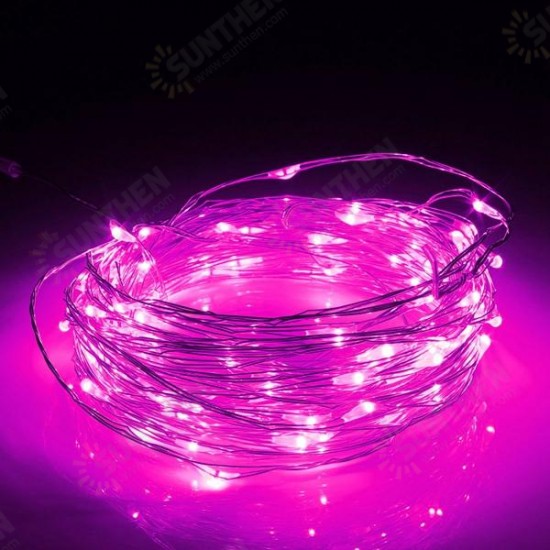 30M LED Silver Wire Fairy String Light Christmas Xmas Wedding Party Lamp 12V