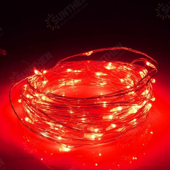 30M LED Silver Wire Fairy String Light Christmas Xmas Wedding Party Lamp 12V